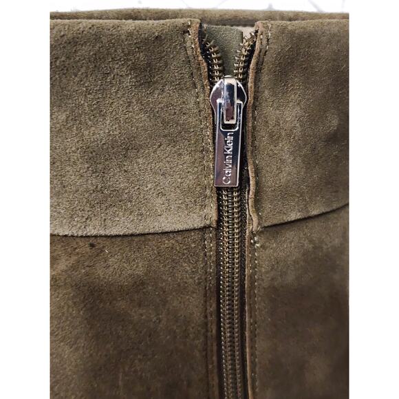 Calvin Klein Women's Genteel Fold Over Stiletto Dress Booties - Picture 5 of 8